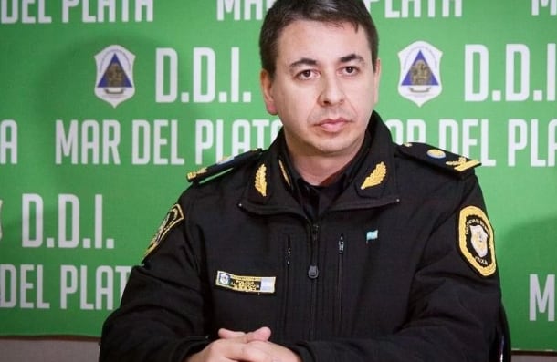 El Jefe Departamental de Policía José Luis Segovia (Foto: 0223)