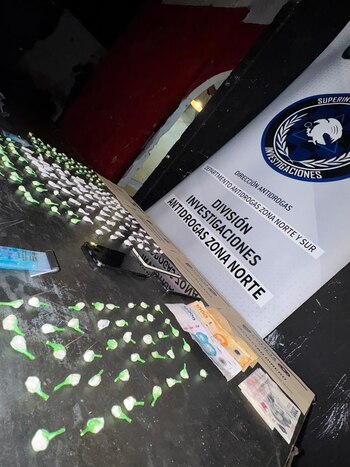 El búnker de drogas quedó