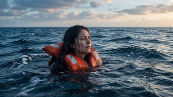24 horas a la deriva en el mar Jónico: cómo una salvadoreña sobrevivió aferrada a un salvavidas tras caer de un crucero