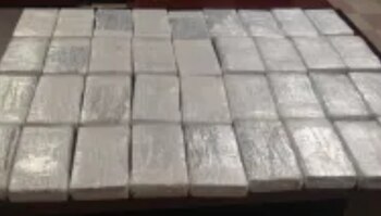 Fotografía de los paquetes asegurados