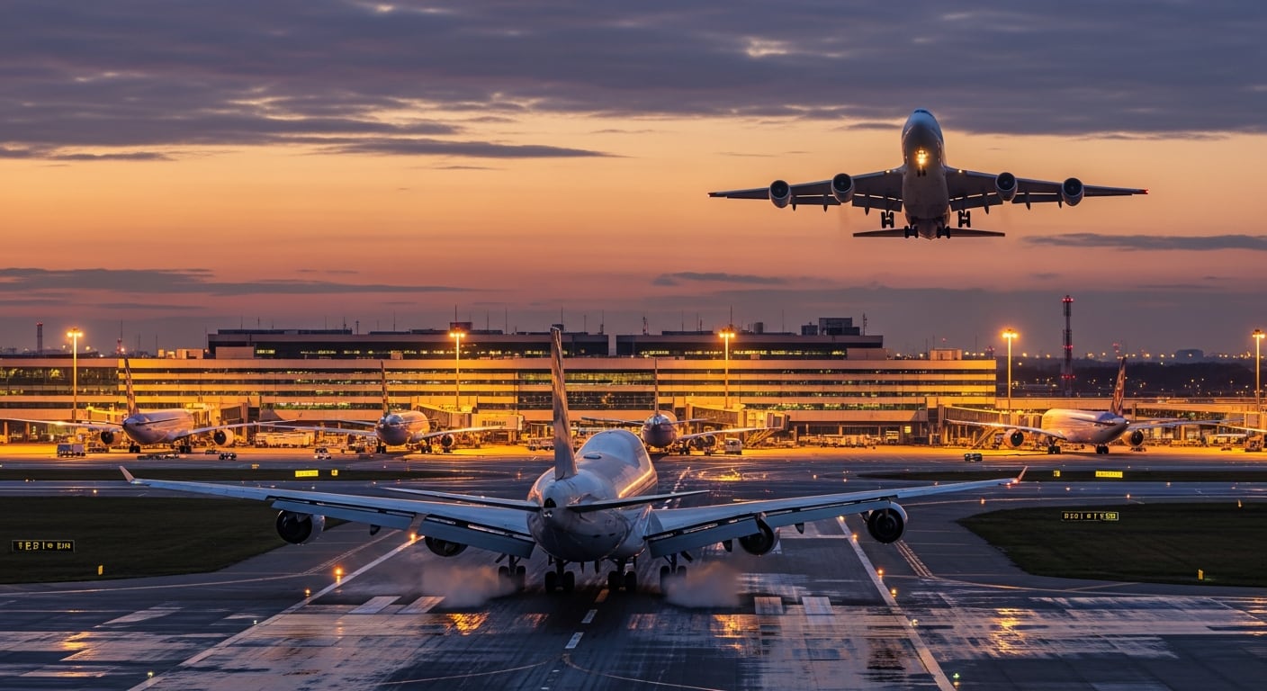 Un estudio internacional confirma que el tráfico aéreo fue clave en la rápida expansión de la gripe H1N1 y el COVID-19 en grandes ciudades (Imagen Ilustrativa Infobae)