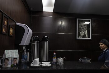 La sala de café en
