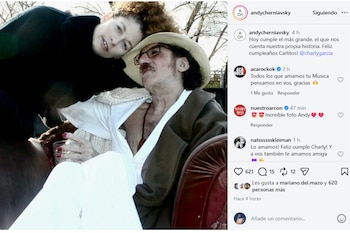 El saludo de Andy Cherniavsky para García