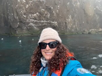 Jamie Davis Smith durante uno de sus viajes a Islandia. (Jamie Davis Smith)