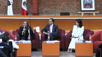 Norma Piña reaparece y lanza irónico mensaje al Poder Judicial: “como estoy a la moda, pues traigo mi acordeón”