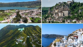 Los 6 impresionantes pueblos del mundo construidos dentro de cráteres volcánicos