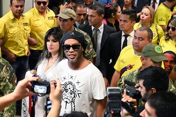 Ronaldinho en Paraguay (Foto: AFP)