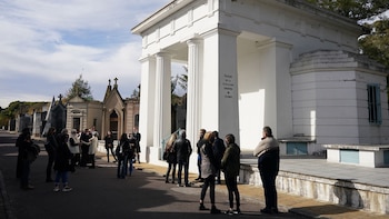 Homenaje - Funeral Nelly Prince - Panteón Actores - Cementerio de Chacarita