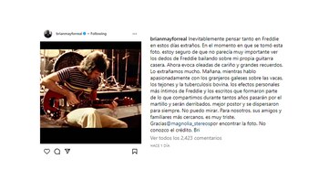 El descargo de Brian May