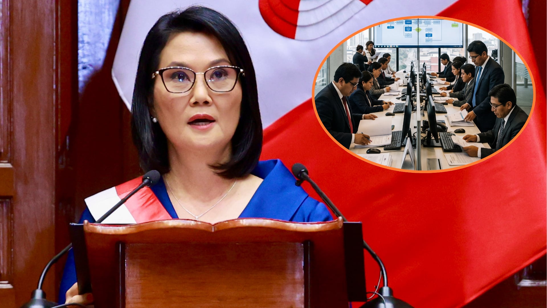 Keiko Fujimori anuncia desregulación del Estado y creación de una Autoridad Nacional Digital en su primer mensaje a la Nación