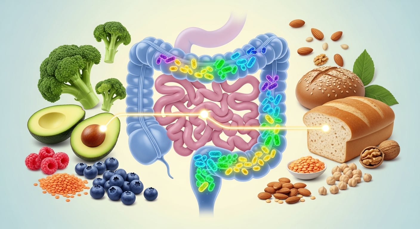 El bajo consumo de fibra en la dieta moderna afecta el microbioma intestinal y debilita la salud inmunológica, según expertos (Imagen Ilustrativa Infobae)