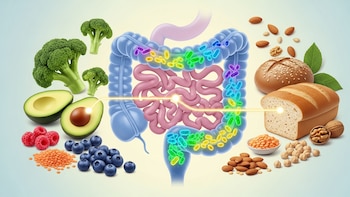 El bajo consumo de fibra