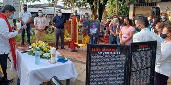 Durante el evento que contó