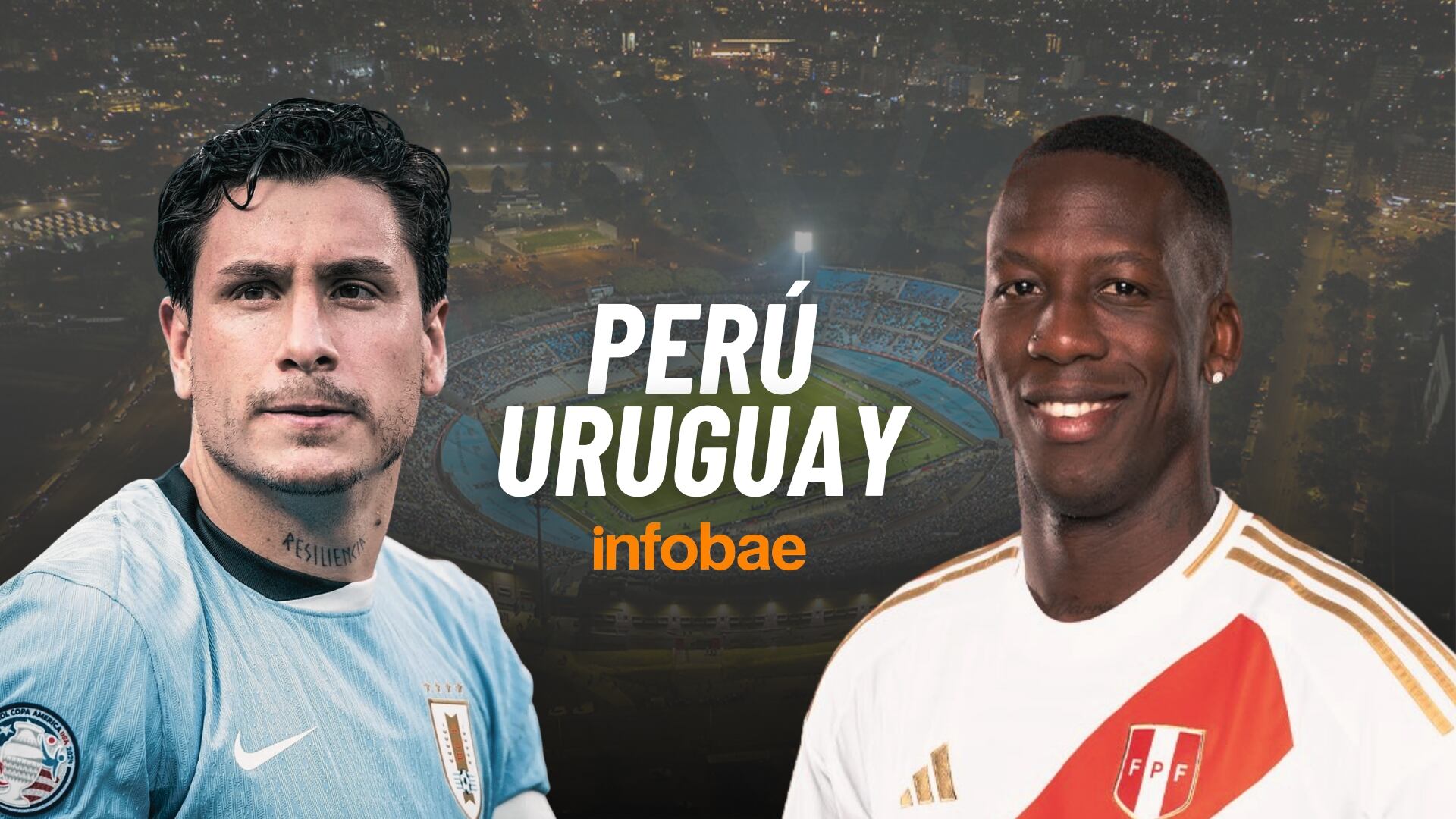 A qué hora juega Perú vs Uruguay en Montevideo por fecha 17 de las Eliminatorias 2026 - Crédito: Infobae Perú.