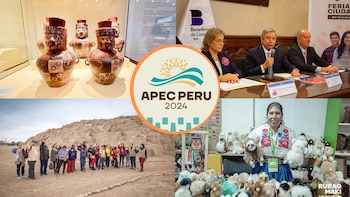 APEC 2024 busca conectar a los ciudadanos peruanos con oportunidades globales a través de exposiciones culturales, ferias económicas y programas de apoyo. (Composición: Infobae / Jazmine Angulo / Difusión)