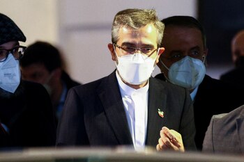 El negociador en jefe iraní,