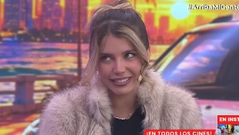 Flavia Laos se enteró tarde y en el peor momento: su reacción al reencuentro de Ale Fuller y Pablo Heredia fue instantánea. Captura: 'Arriba mi Gente.