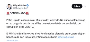 El senador y precandidato Miguel