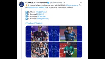 Cáceda lidera la votación como