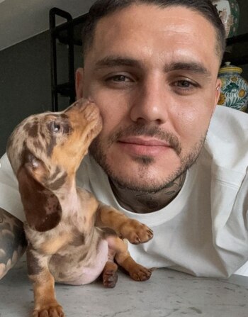 Mauro Icardi se mostró con