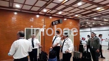 La tripulación de Emtrasur en