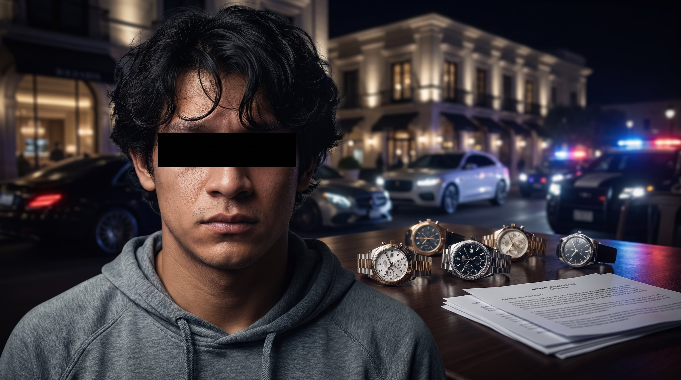 Detienen en Metepec a presunto ladrón de relojes de alta gama buscado en varios estados: las piezas que habría robado alcanzan 1.5 mdp
