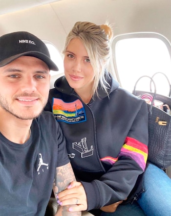 Wanda Nara y Mauro Icardi