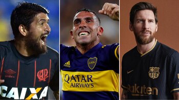 Lucho González, Carlos Tevez y