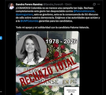 Líderes del Centro Democrático rechazan el uso de amenazas y señalan una degradación del debate público en Colombia - crédito X