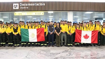 Semarnat envía a 104 brigadistas y técnicos para apoyar a Canadá por incendios forestales