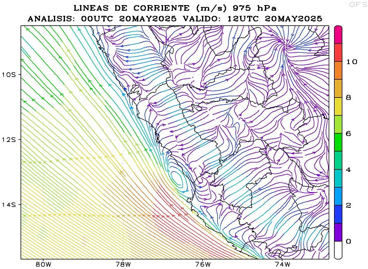 Fenómeno del vórtice costero permanecerá en la costa peruana por varios días