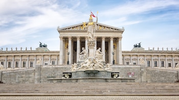 Parlamento gubernamental en Vienna, Austria.