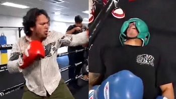 El Chino Maidana noqueó a un influencer en una sesión de sparring tras recibir un inesperado golpe: “Me tiraba fuerte el pendejo”