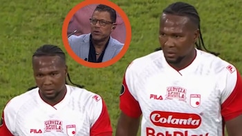 Óscar Córdoba reaccionó al enojo de Hugo Rodallega en la derrota de Santa Fe por la Copa Libertadores: “Es un mensaje directo”