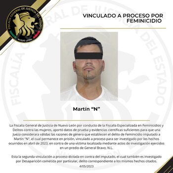 Martín "N" es acusado por