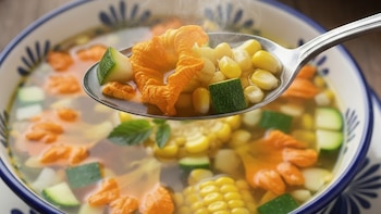 Sopa ligera y rica en