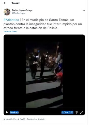 Ciudadano denuncia el atraco a