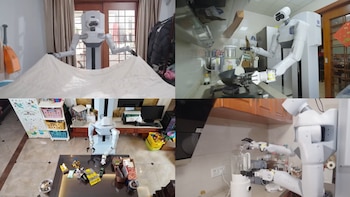 Panther, el robot doméstico de UniX AI que lleva la inteligencia artificial y la limpieza al hogar y los negocios - crédito @RoboticsUnixAI/X