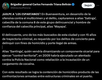 El director de la Policía