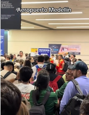 Aeropuerto de Medellín recibe a