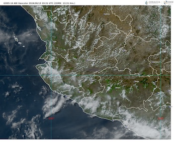 Imagen 2: GOES 16 ABI GEOCOLOR, 13:31 h (hora local).