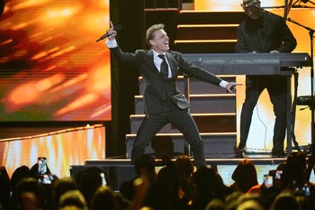 El cantante mexicano Luis Miguel