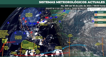 Este mapa muestra los sistemas
