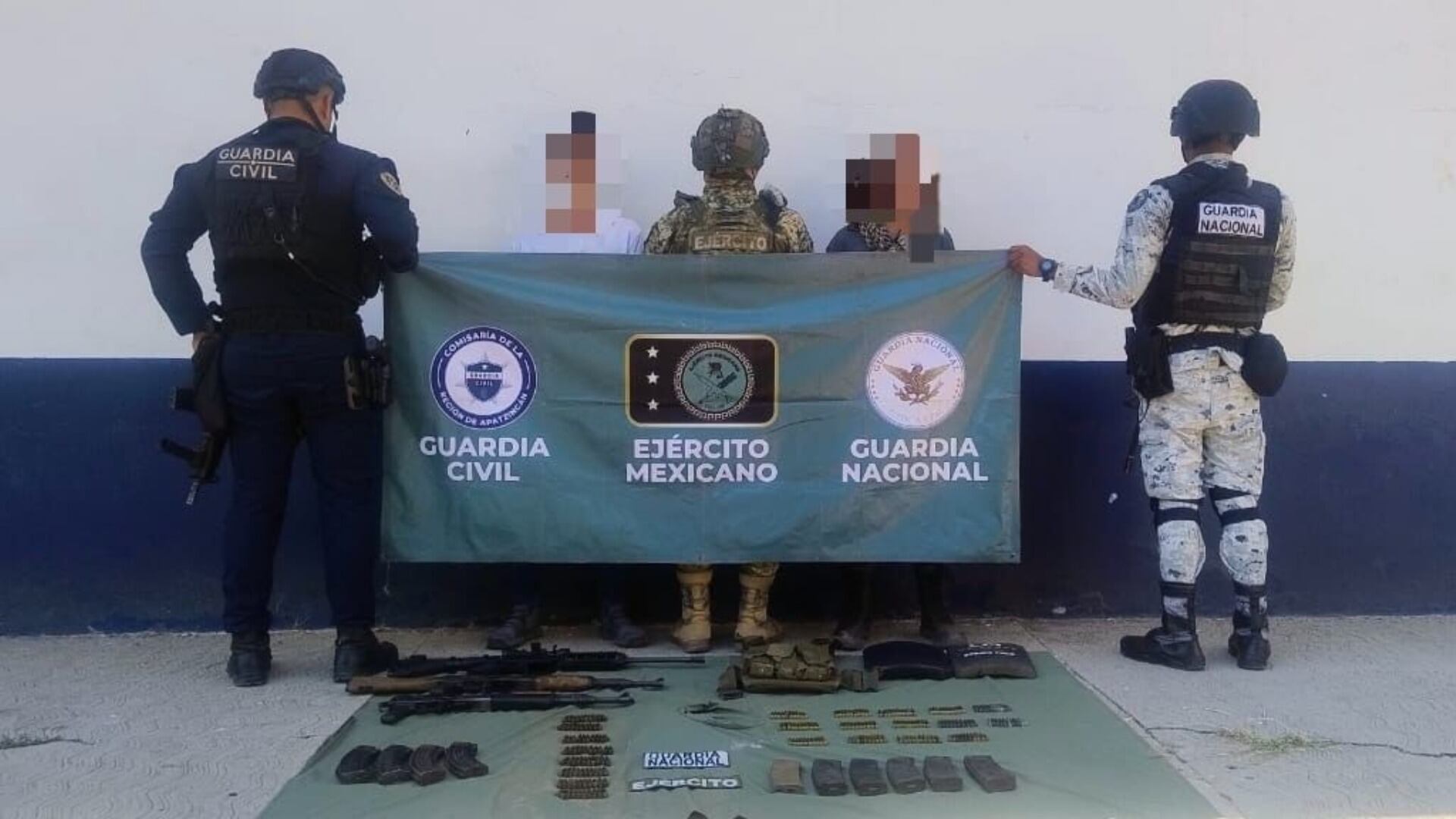 Caen dos presuntos miembros de Los Caballeros Templarios en el marco del Plan Paricutín