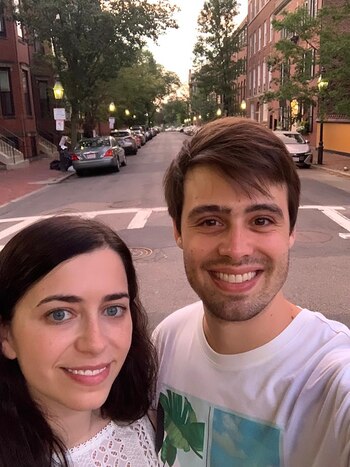 La pareja planeaba volver el