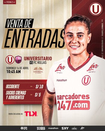 Universitario disputará su primer partido como local en la Liga Femenina 2023 (Universitario de Deportes).