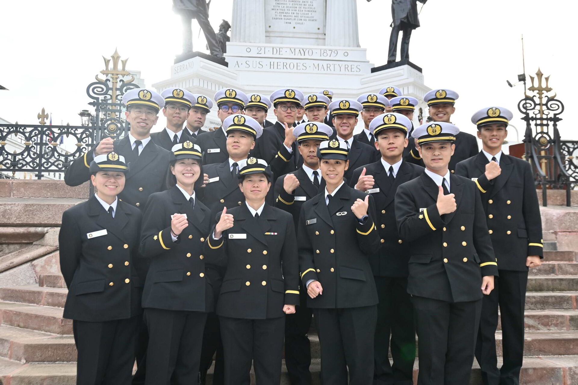 Los integrantes de la comitiva japonesa visitaron distintos puntos de CABA