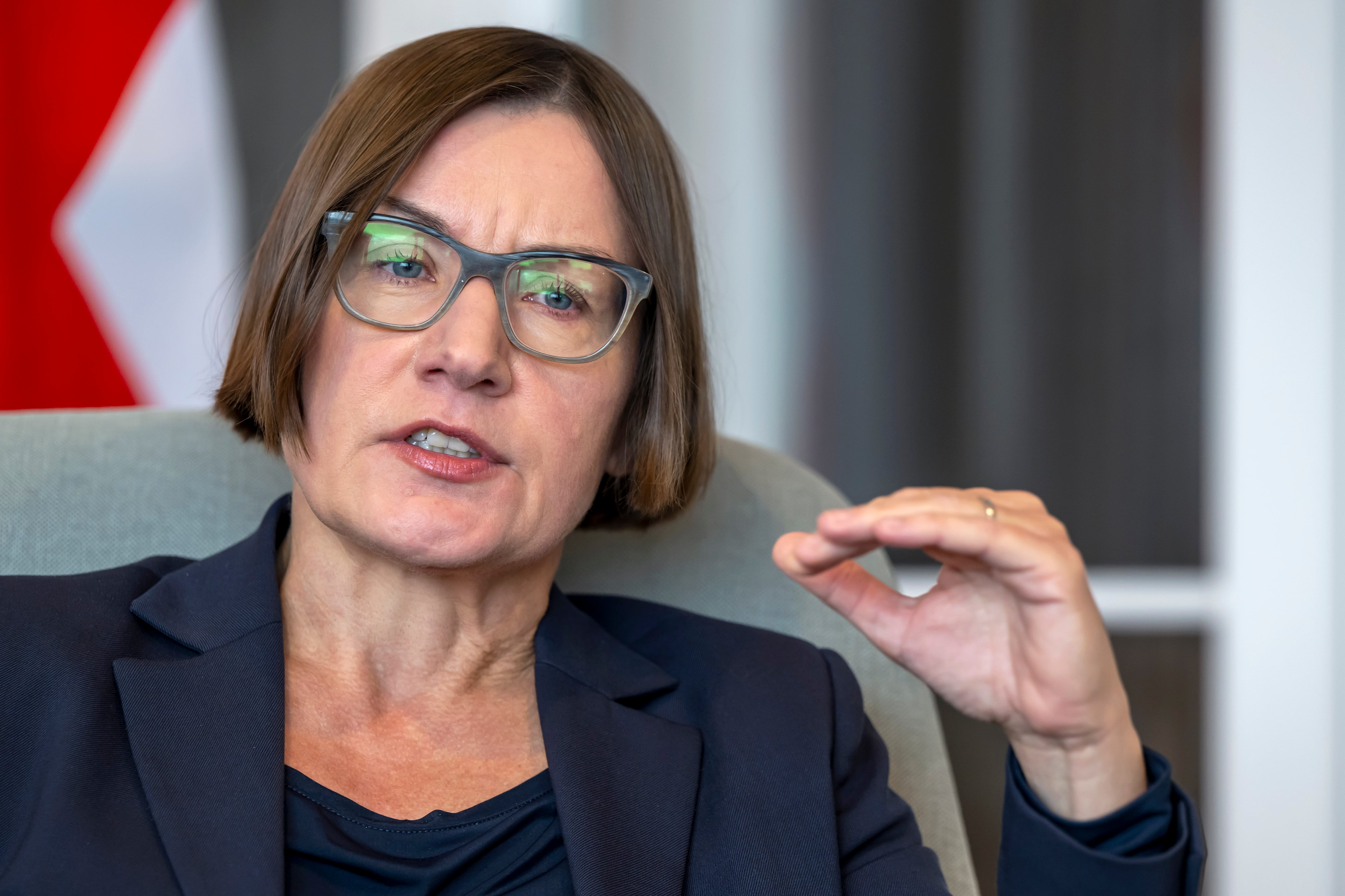 La presidenta del Comité Internacional de la Cruz Roja (CICR), Mirjana Spoljaric Egger (EFE/Martial Trezzini)