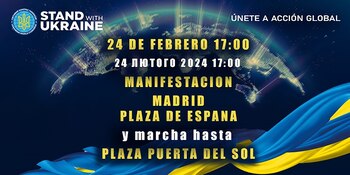 convocatorias por los 2 años de la invasión rusa a ucrania