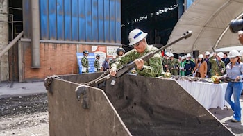 Las FF.MM. fundieron más de